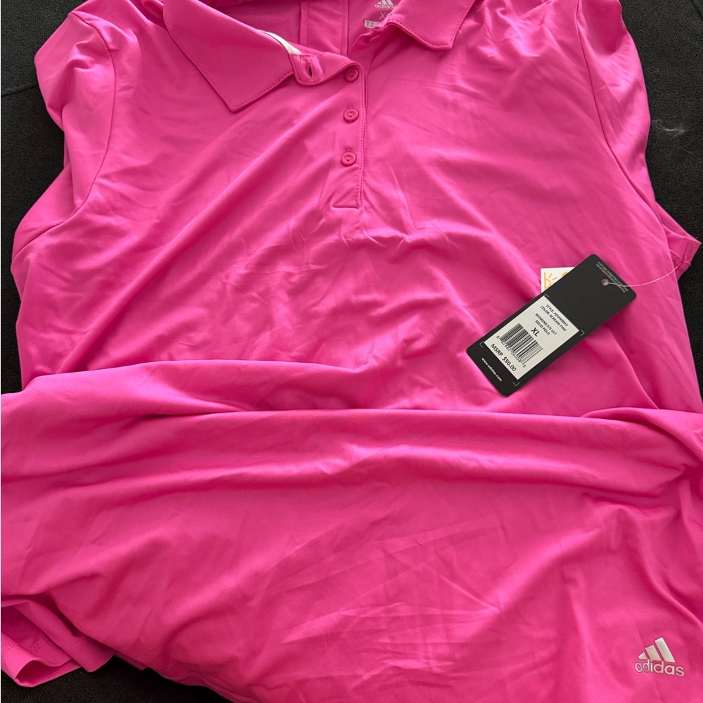 adidas Pink Golf Shirt